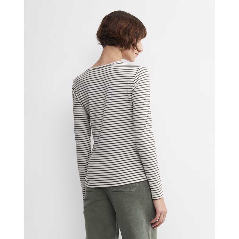 Sportscraft Stripe Lurex LS Magic Tee image number 1